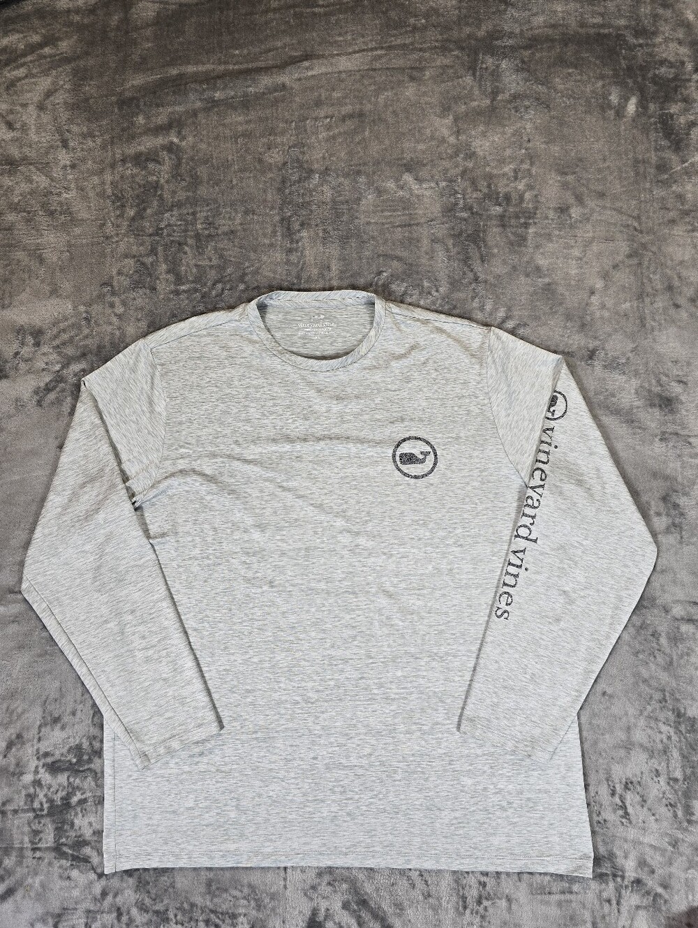 Vineyard Vines Performance Long Sleeve Shirt Size XL Gray
